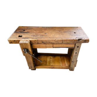 Small oak workbench