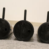 Tritico wall lamp Caltha designer Gianfranco Frattini lacquered in burgundy color, Italy 80's