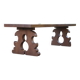 Large wooden table with carved legs, handcrafted table, solid wood table, living room table, table