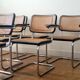 Ensemble de 6 chaises Thonet S64, Marcel Breuer, Thonet Allemagne, 1992
