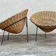 Paire de fauteuils édition originale C8 par Terence Coran pour 1954