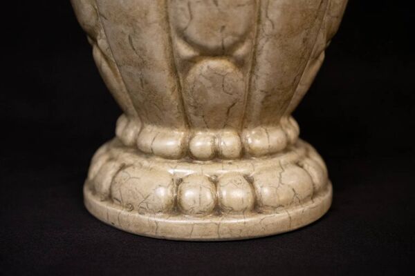 Vase céramique Art Déco par les frères Pierre et Joseph Mougin – ivoire