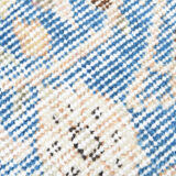 3x10 Turkish vintage runner rug hand-made blue runner 3x10 runner 310x75cm