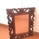 Old mirror carved wooden frame