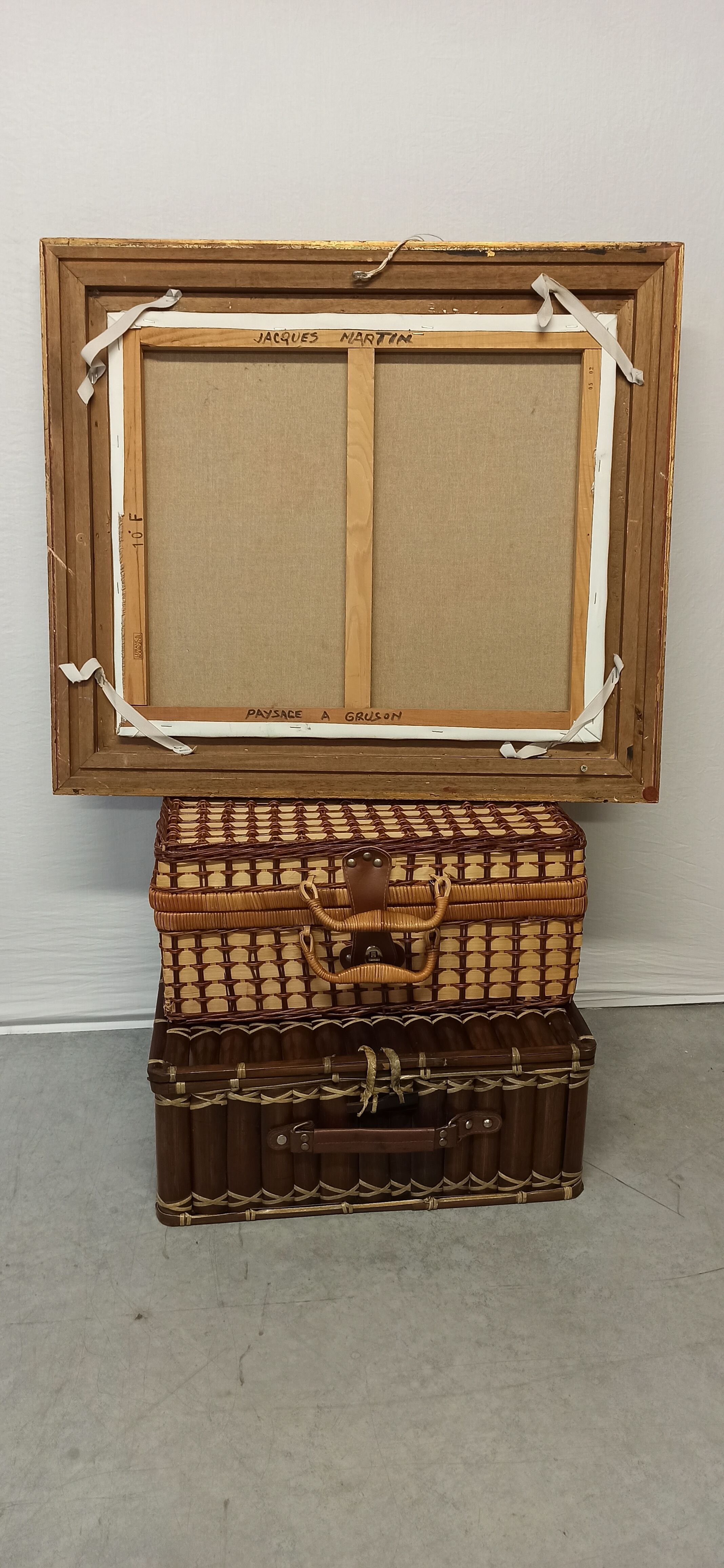 Painting "Landscape in Gruson"