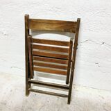 Chaise pliante en bois pour enfant