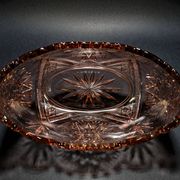 Vintage coupe in Depression Glass (Rosaline Glass)