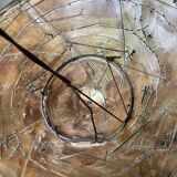 Asian straw and rattan hat