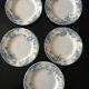 13 deep plates Terre de fer Cyclamens Louis Graves