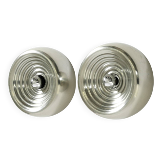 Set of two Padina Wall Lamps by Castiglioni for Flos, Italy, Circa 1970