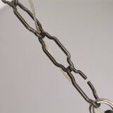 Green glass farmhouse hanging lamp