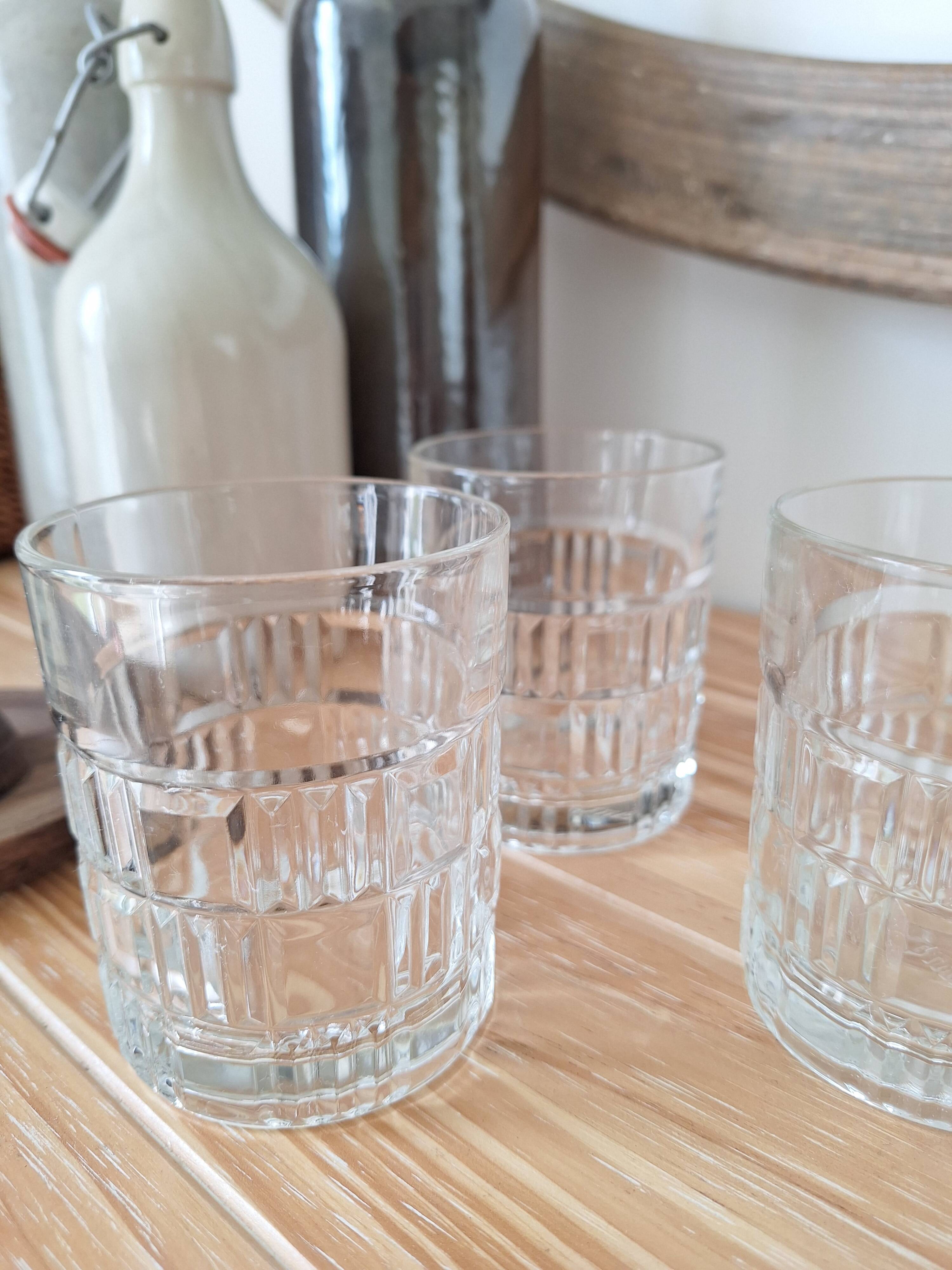 Vintage Préfontaines whiskey glasses