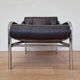 Pair of leather chairs designed by Tim Bates for Pieff, England, circa 1970s