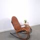 Leren Nonna fauteuil à bascule Paul Tuttle, Strässle, fauteuil à bascule