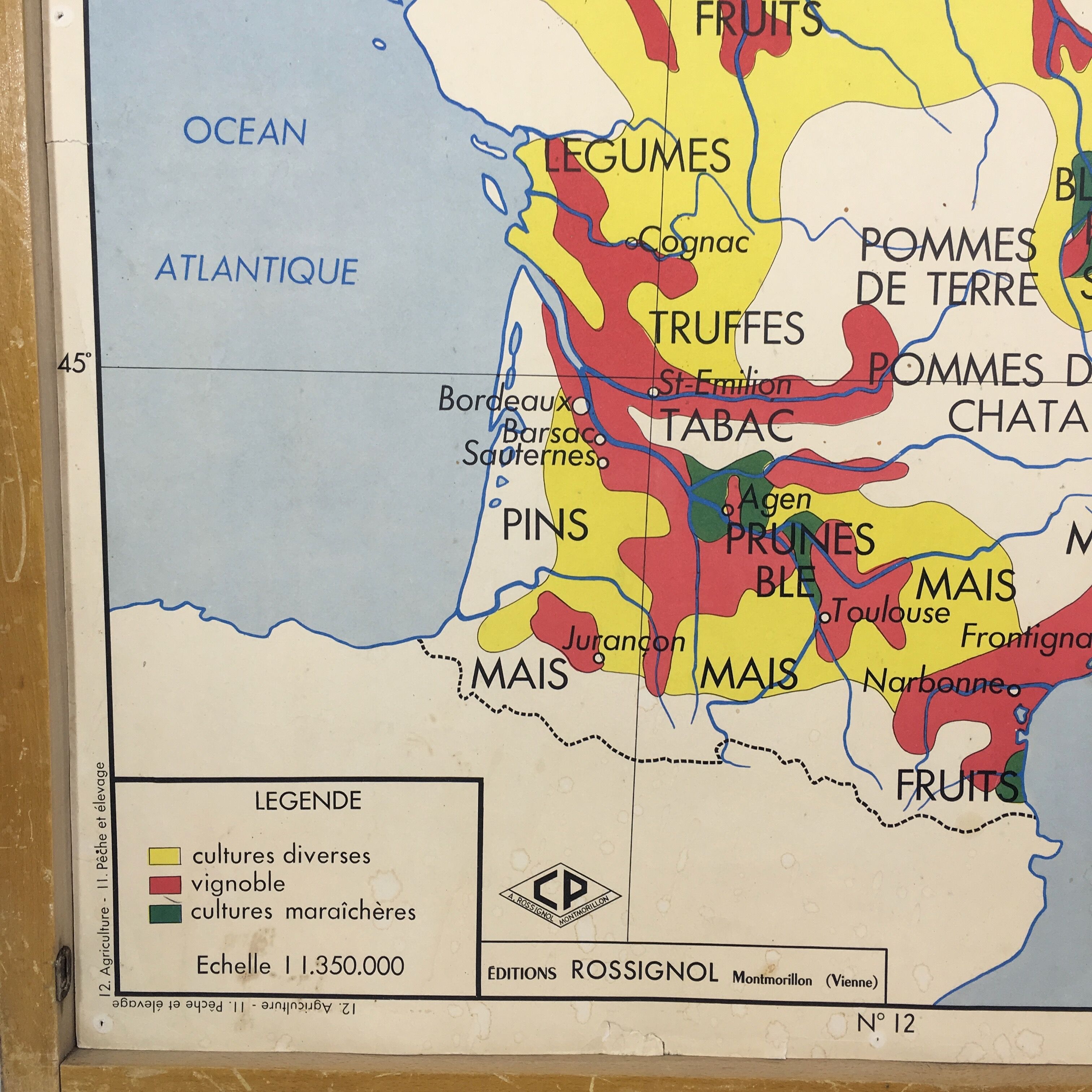 School poster double sided France