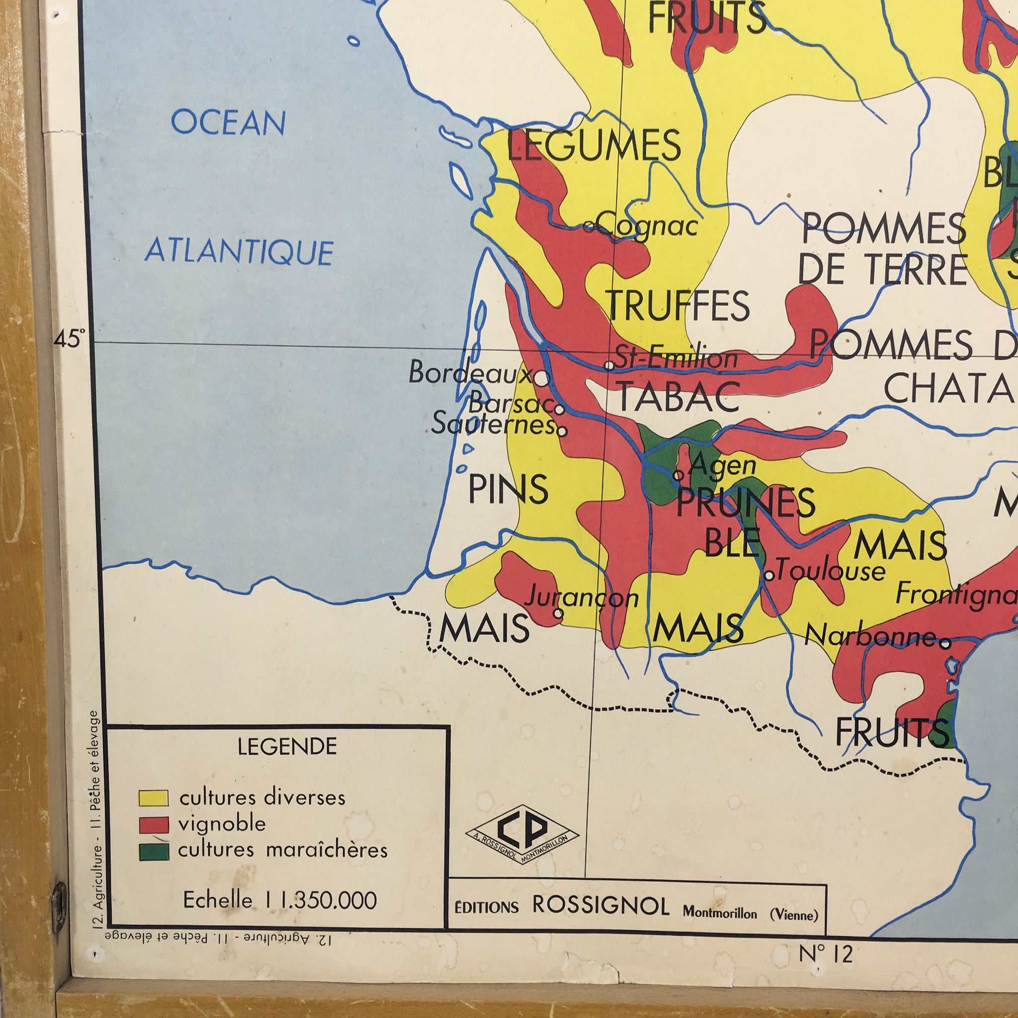 School poster double sided France