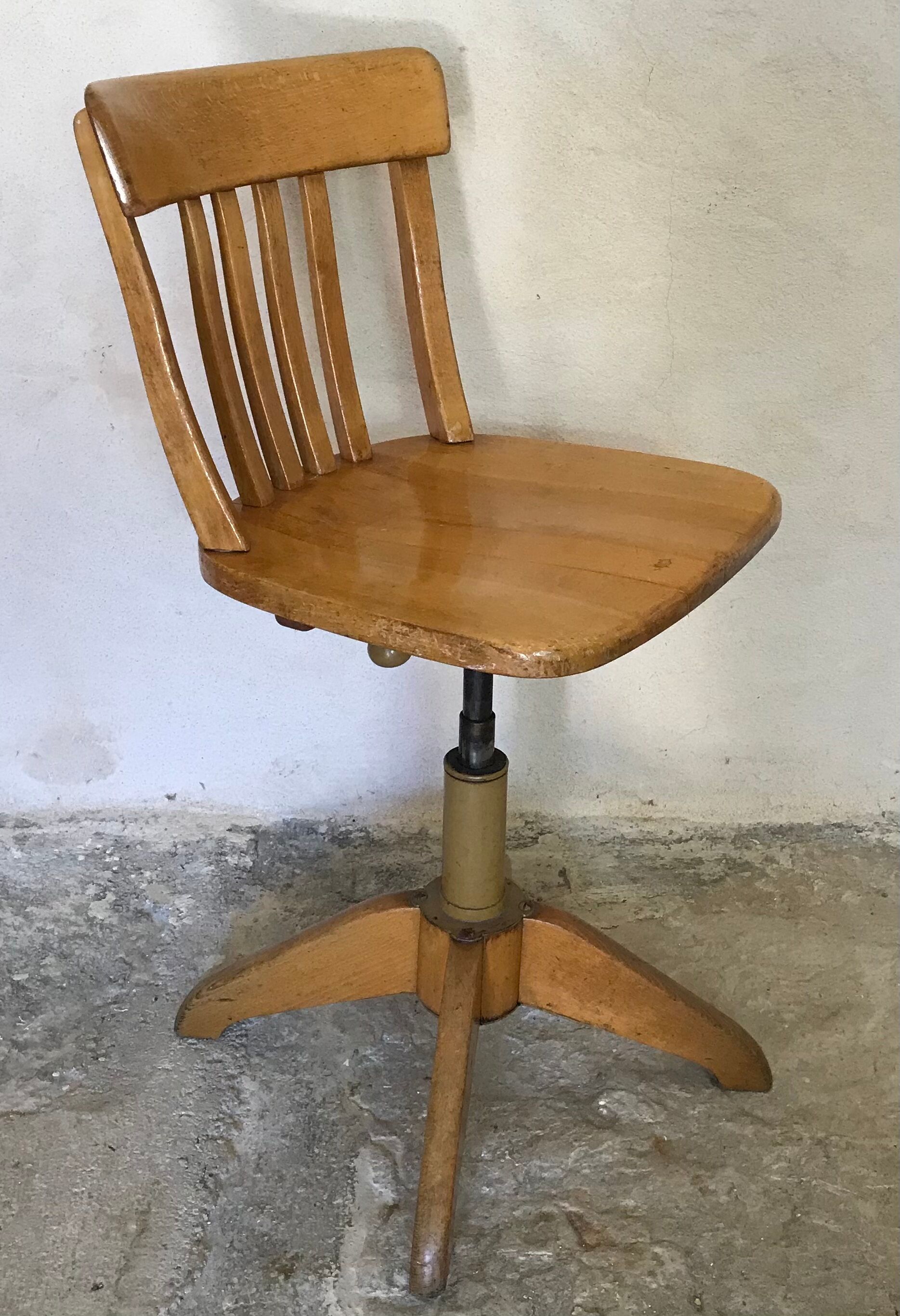 Mid-century Stoll vintage workshop chair