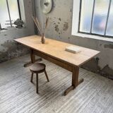 Perriand mountain furniture pine dining table