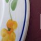 Large vintage flat plate, hand-painted, Italy.