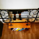 Wall coat holder and forged iron mirror