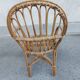 Fauteuil vintage en rotin d'enfant