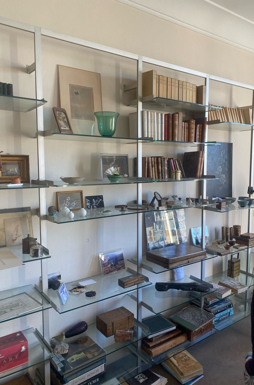 Wall-mounted bookcase circa 70