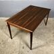 Mid-century rosewood extendable dining table
