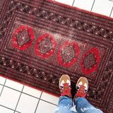Tapis Vintage Fait Main Boukhara – 94 x 163 cm - 1C1022