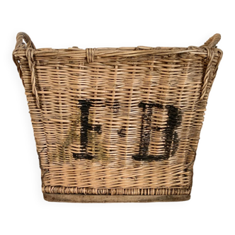 Vintage wicker basket