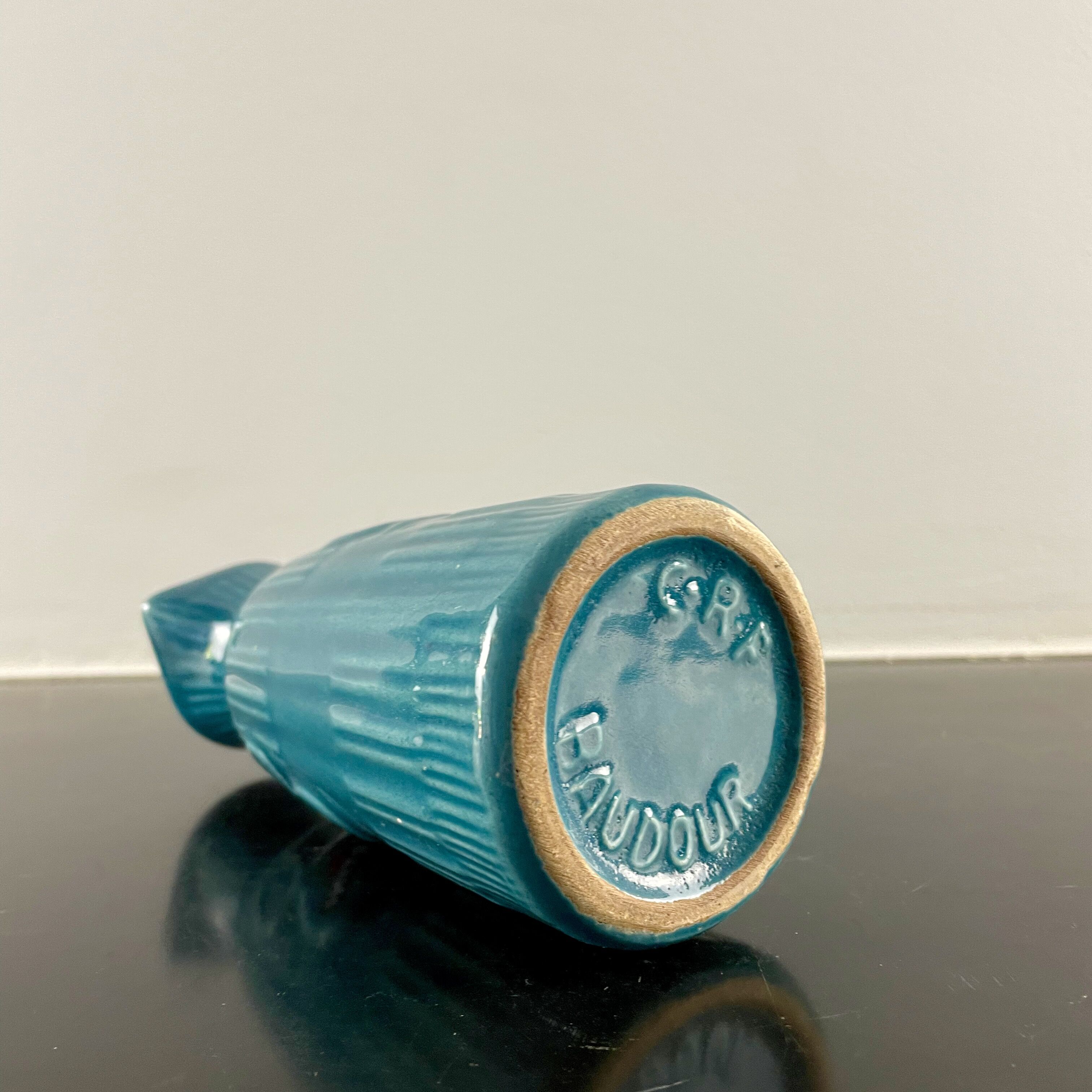 Martini ceramic pitcher, Baudour, Belgium 1950