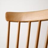 Suite de 4 chaises de Carl Malmsten "Lilac Aland"