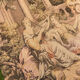 Grande tenture murale style aubusson scène musicale