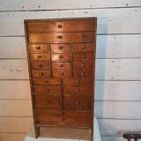 Watchmaker's workshop cabinet with drawers