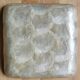 Plateaux pétales de nacre et fibre vintage