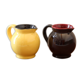 Pair of milk jars Yvon Roy 50s