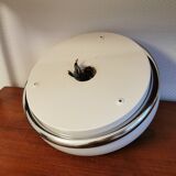 Vintage ceiling lamp in opaline design 70