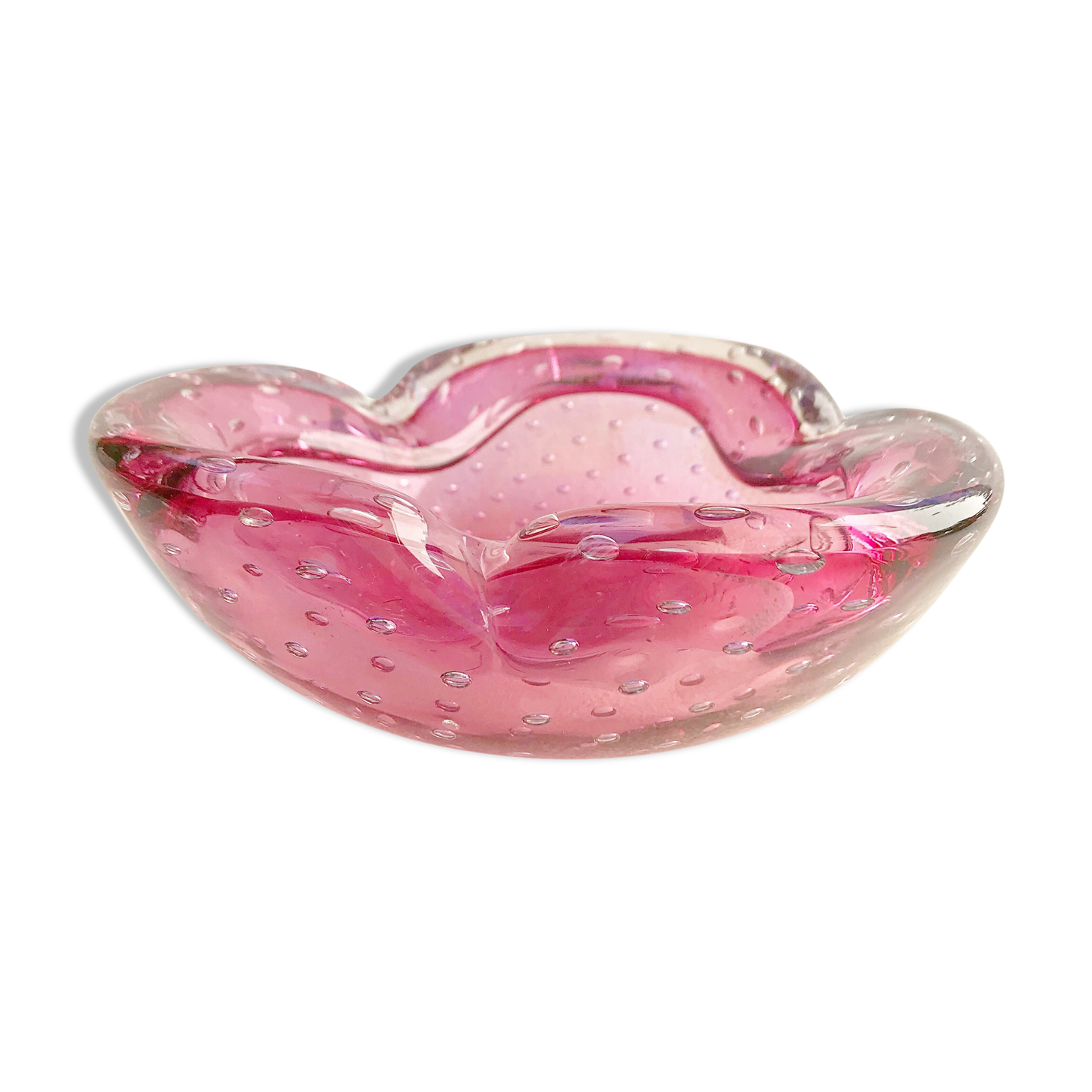 Ashtray Murano pink