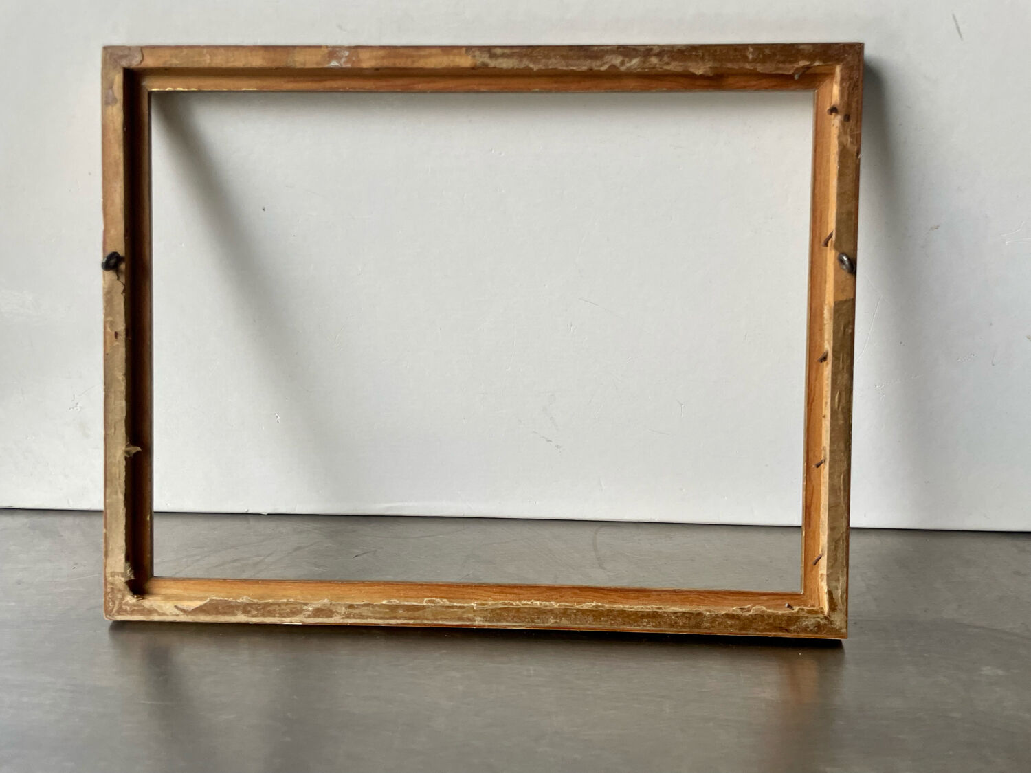 Antique art nouveau frame gilded wood measurements 25.5 cm x 19.5 cm