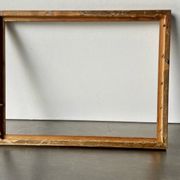 Antique art nouveau frame gilded wood measurements 25.5 cm x 19.5 cm