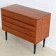 Commode en teck vintage