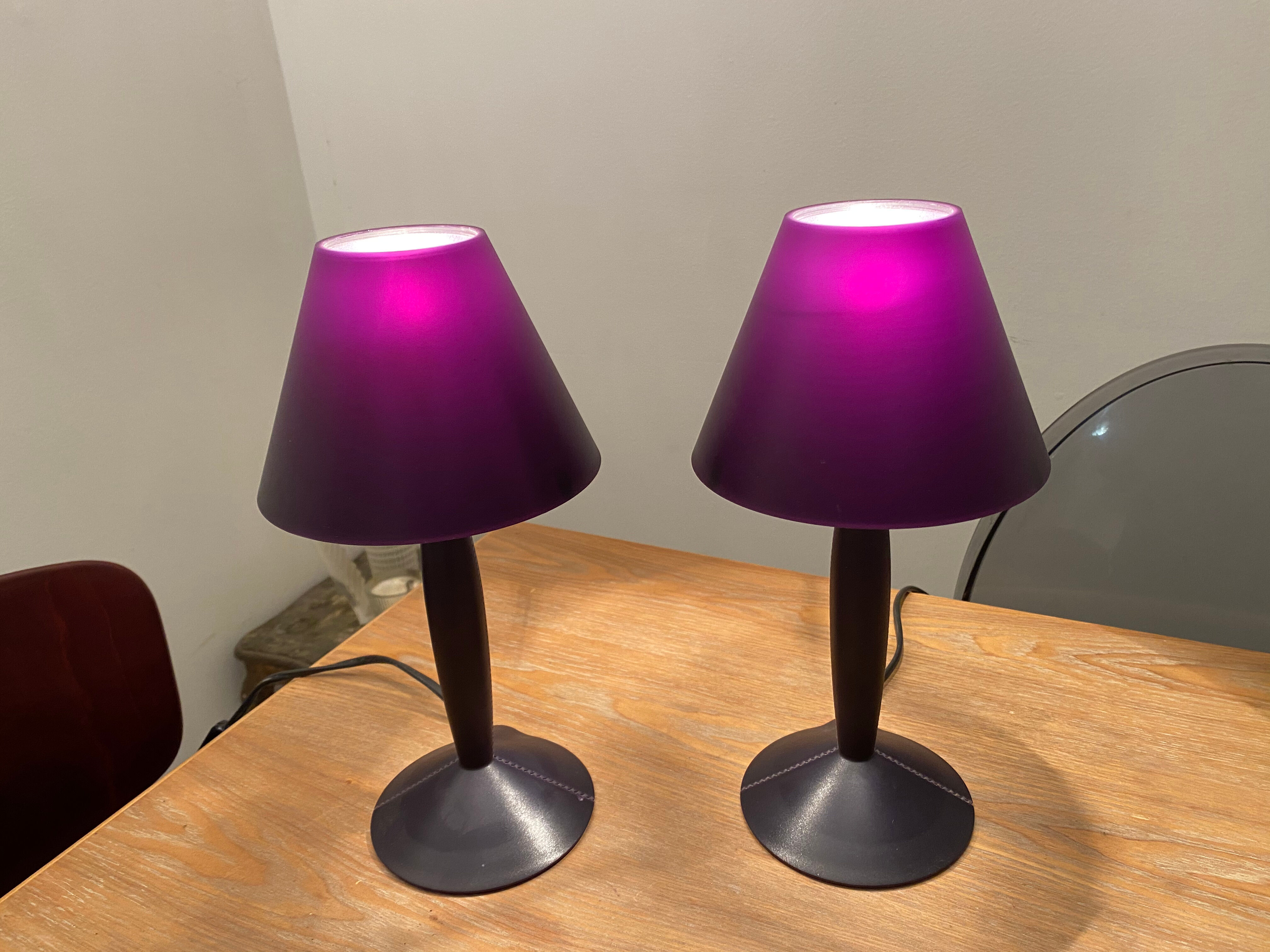 Pair of miss Sissi lamp design Philippe Starck Flos edition