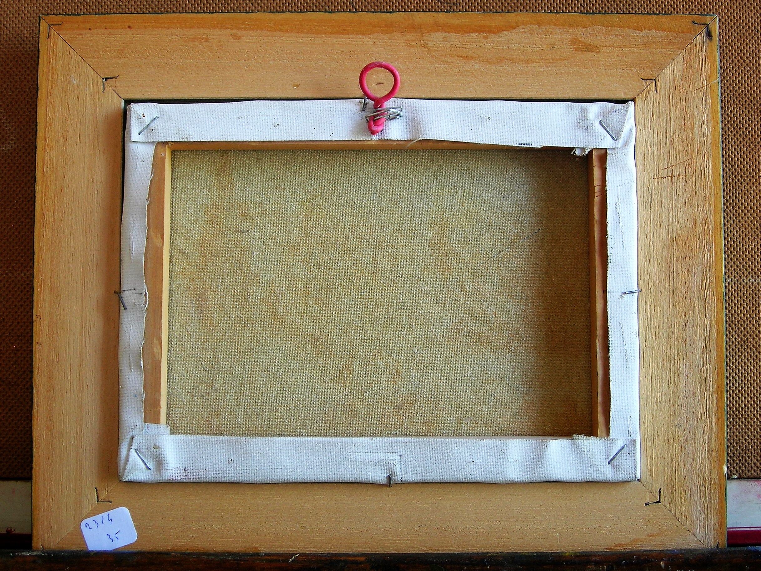 Mediterranean landscape oil on canvas (XXth)