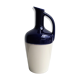Blue and white pitcher