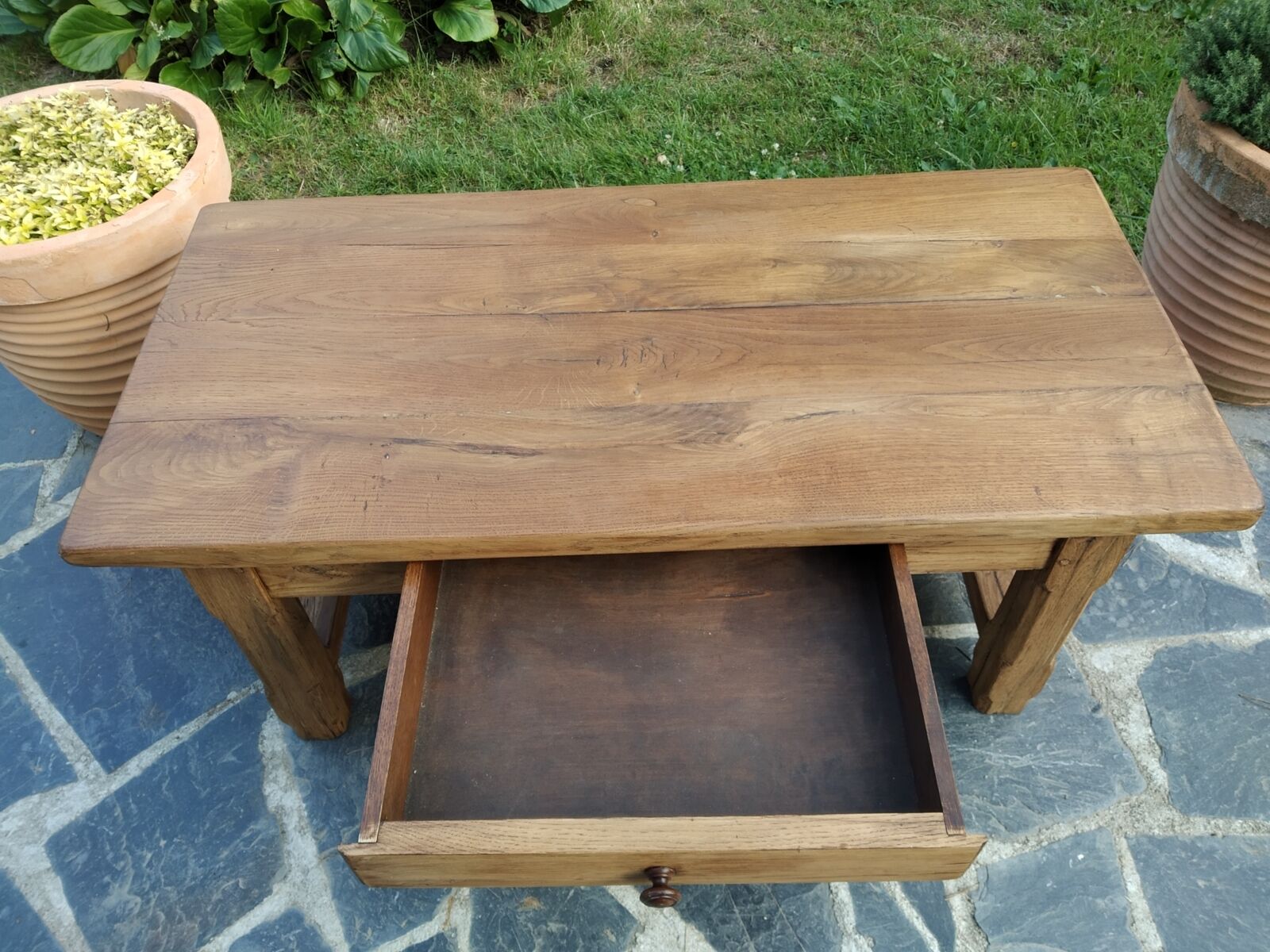 Solid oak farm coffee table