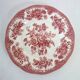 Wedgwood English dessert service iron earth pink floral