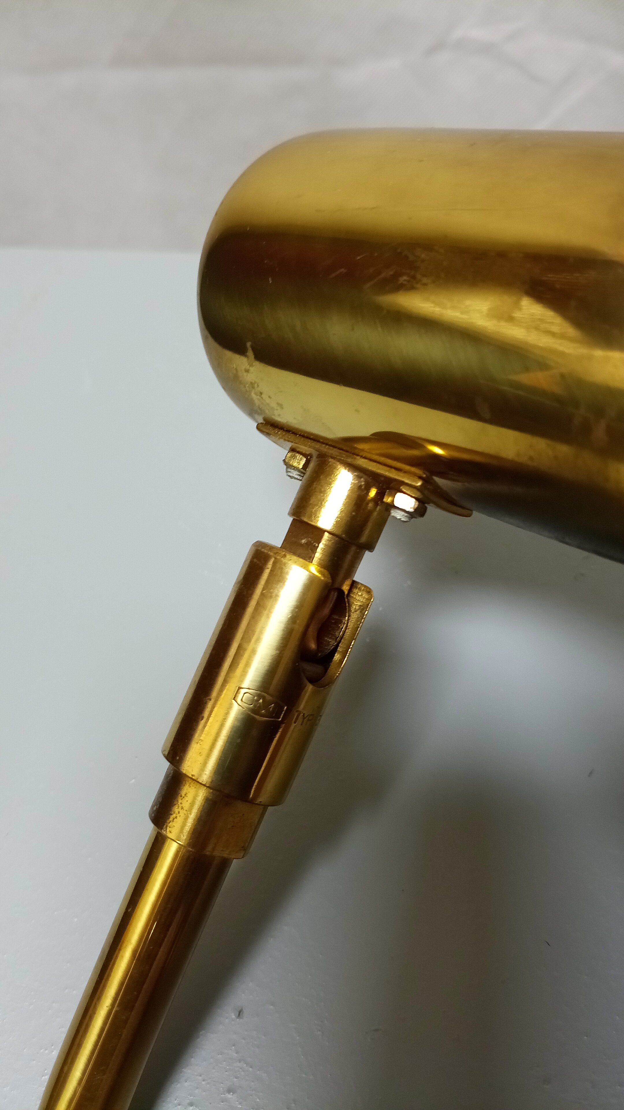 Lampe de table suédoise d’öia en laiton