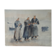 Watercolor "The Breton Women"