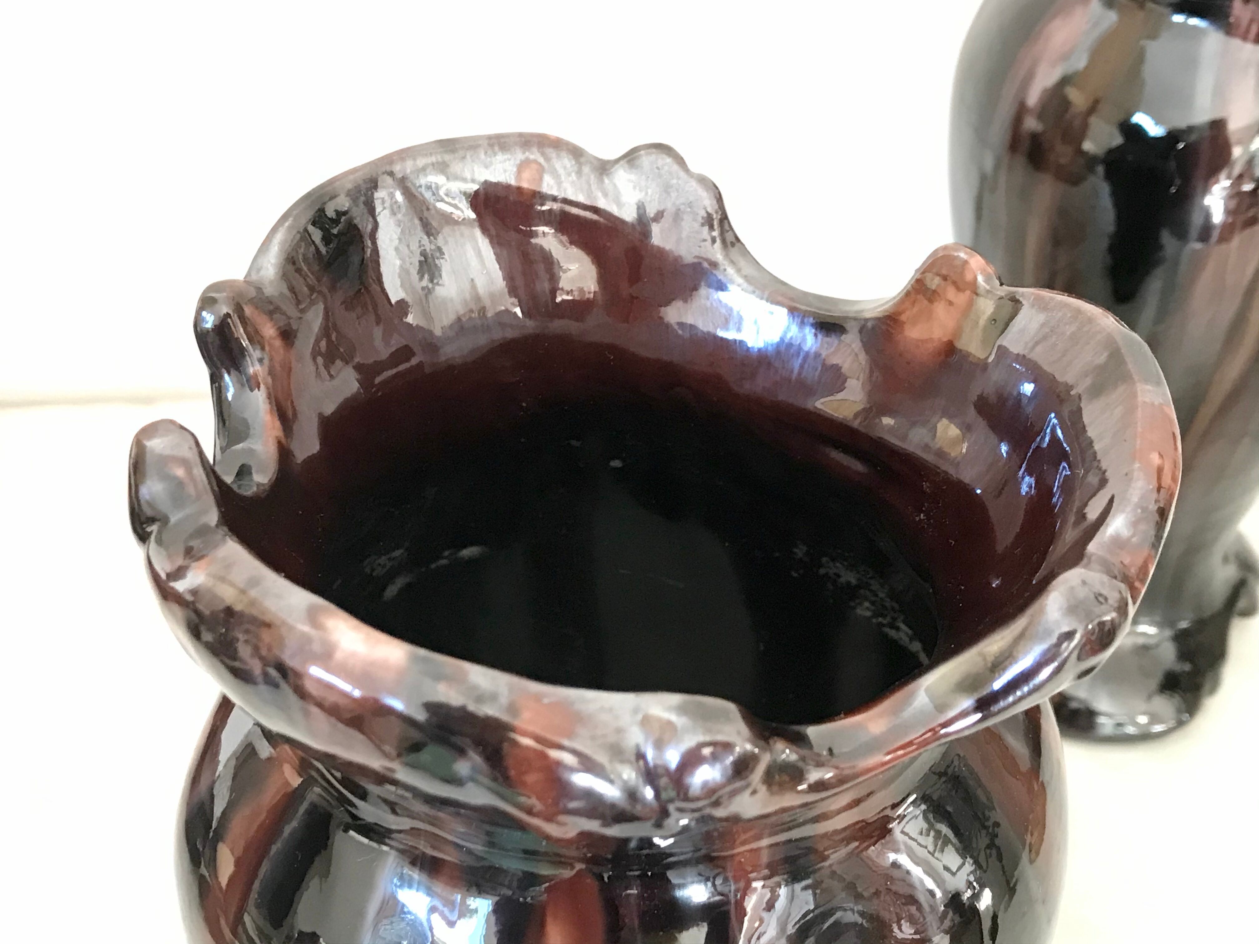 Pair of vases Vallauris Jérôme Massier