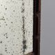 Antique tramp art folk art distressed mirror, Belgium ca 1900s