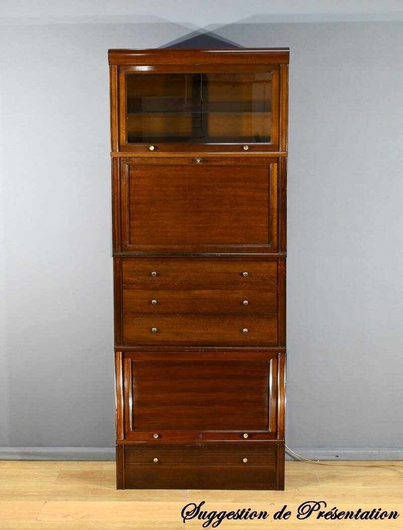 Modular Mahogany Furniture, Maison Martin Dupuis – 1970